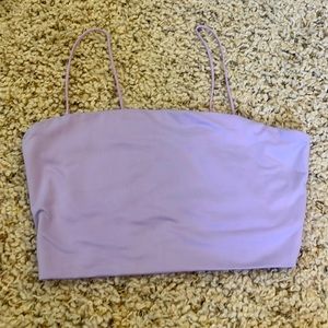 Purple crop top
